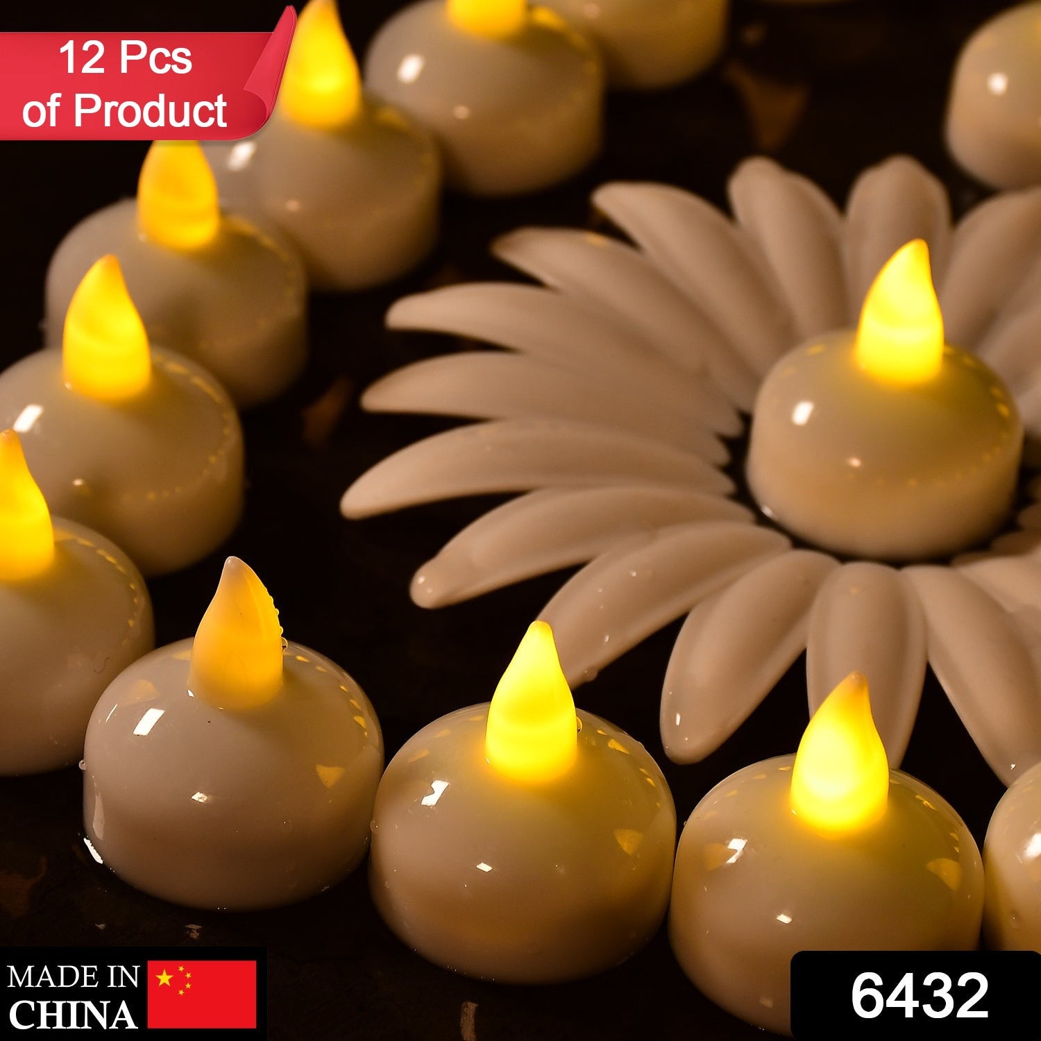 6432 Set Of 12 Flameless Floating Candles Battery Operated Tea Lights Tealight Candle - Decorative Wedding. 6432 Set Of 12 Flameless Floating Candles Battery Operated Tea Lights Tealight Candle - Decorative Wedding.